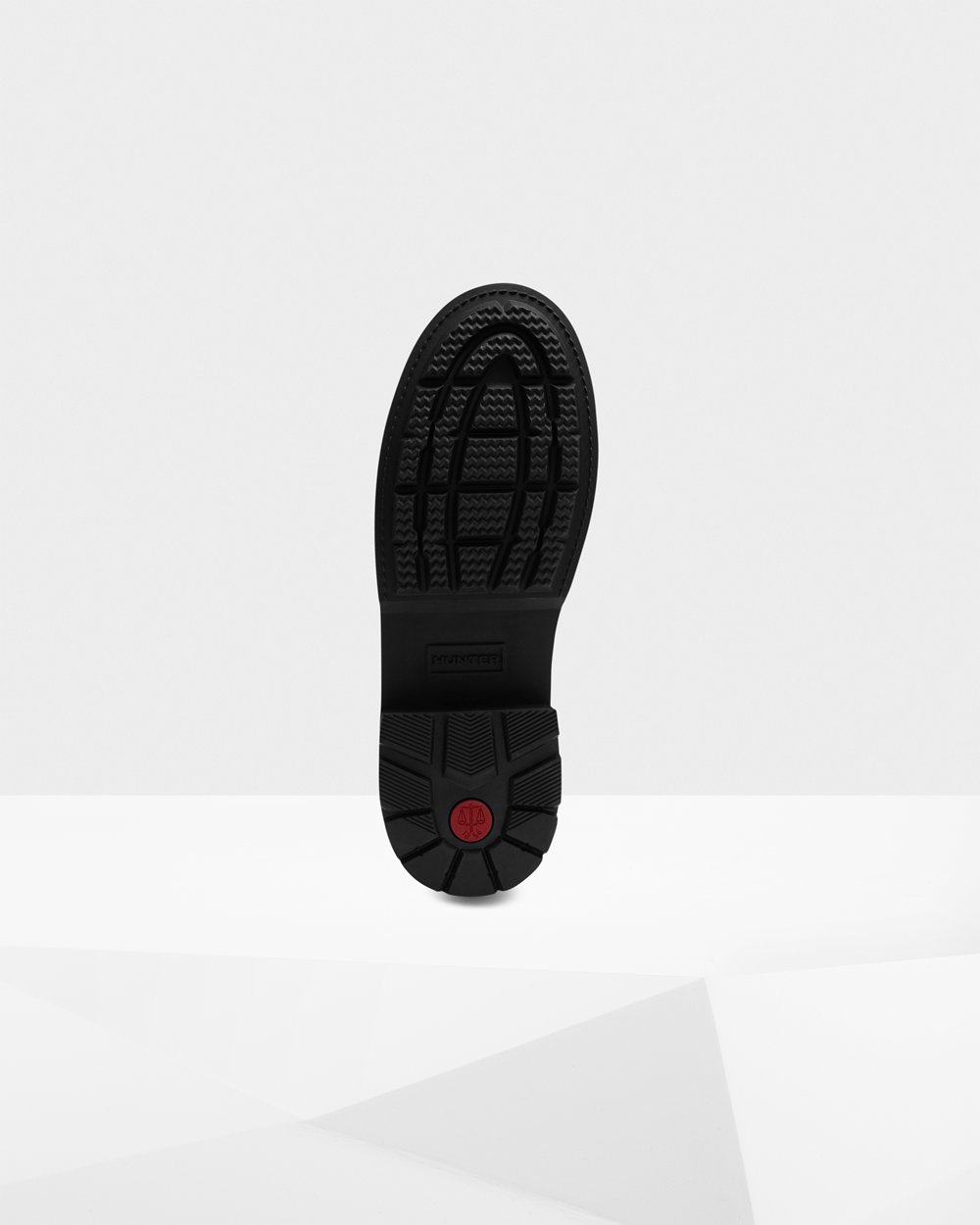 Hunter Chelsea Çizme Bayan Siyah - Refined Stitch Detail Loafers - Türkiye TM8214639